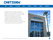 Tablet Screenshot of dietzgen.com